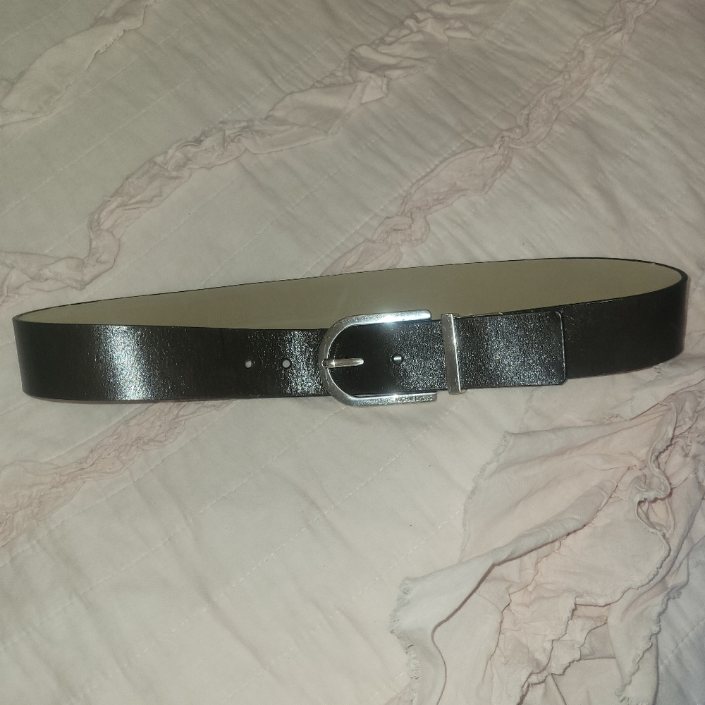 Michael Kors Brown Leather Belt